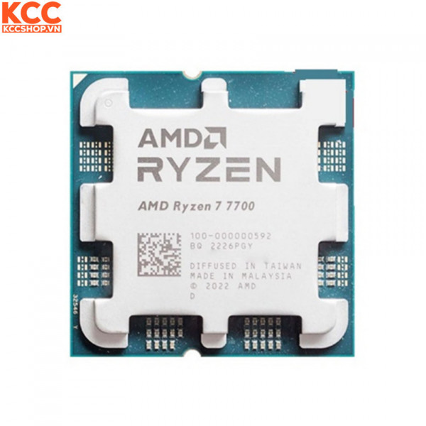 CPU AMD Ryzen 7 7700 Tray (3.8 GHz Upto 5.3GHz / 40MB / 8 Cores, 16 Threads / 65W / Socket AM5) (Full VAT)