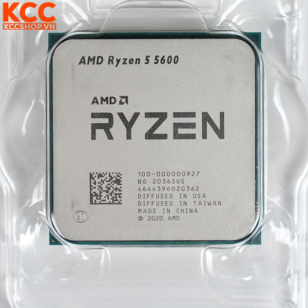 CPU AMD Ryzen 5 5600 Tray (3.5GHz Upto 4.4GHz / 32MB / 6 Cores, 12 Threads / 65W / Socket AM4) (Full VAT)