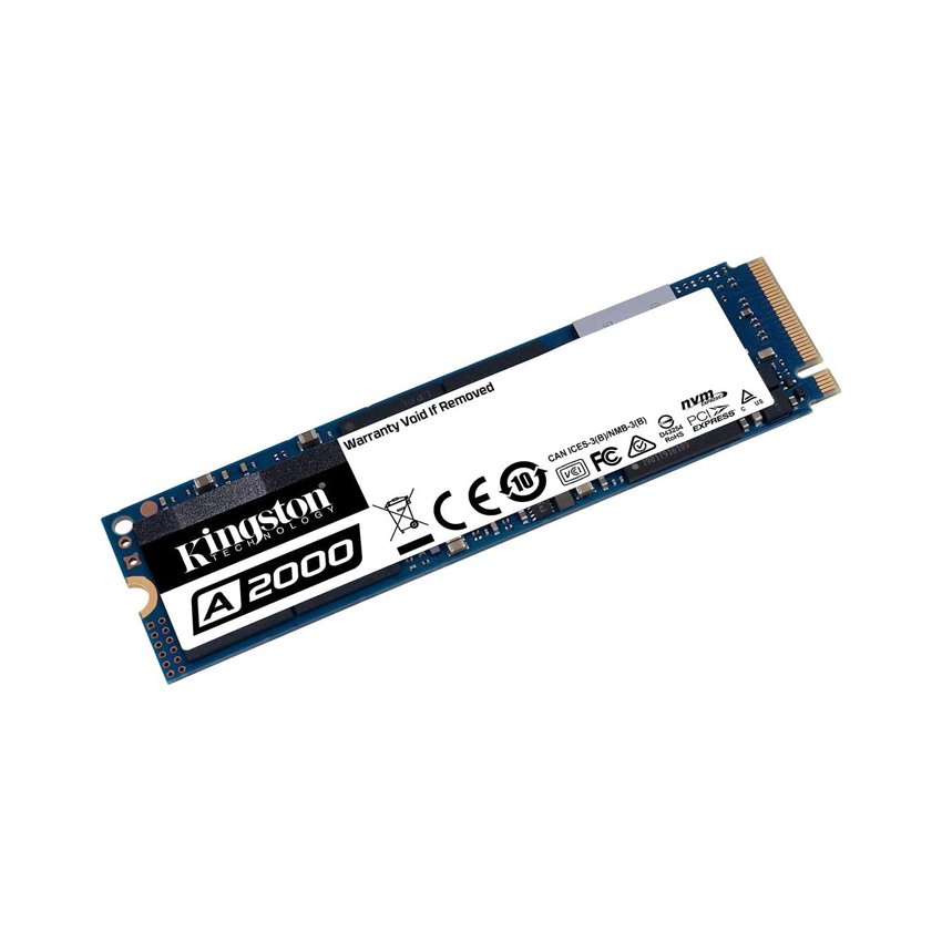 Ổ cứng SSD Kingston A2000M8 500GB M.2 2280 PCIe NVMe Gen 3×4 (Đọc 2200MB/s – Ghi 1500MB/s) – (SA2000M8/500G)