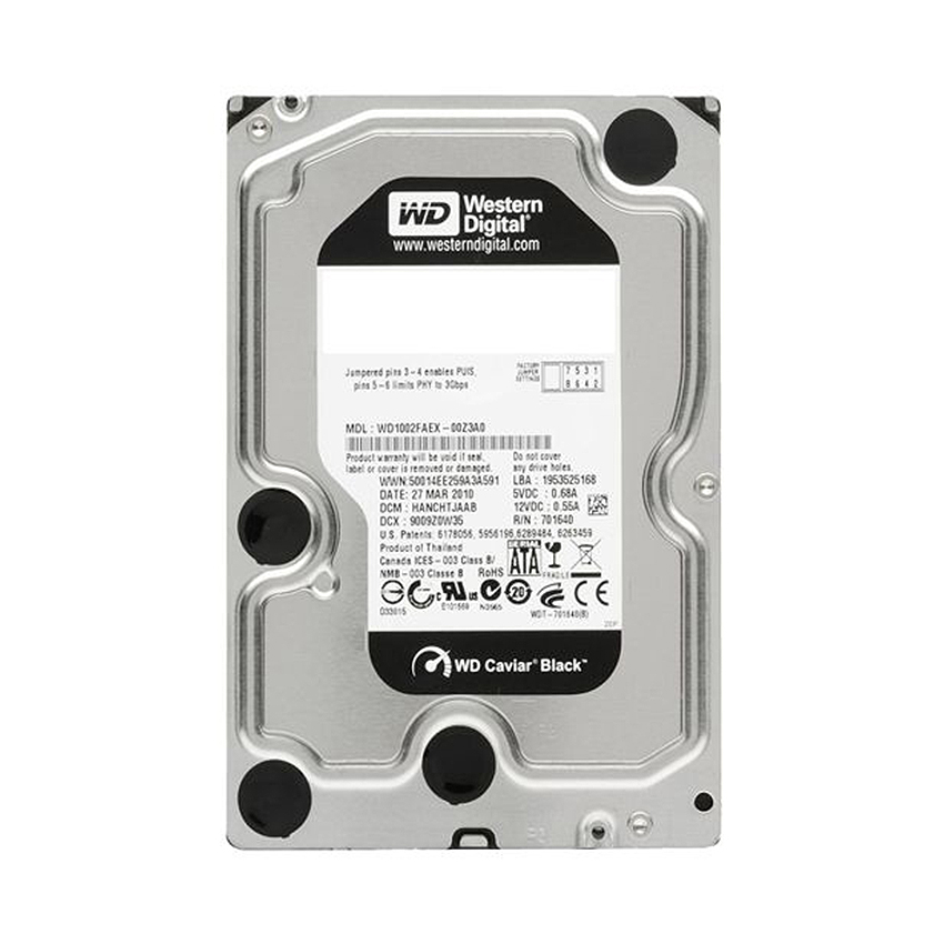 Ổ cứng HDD Western Caviar Black 1TB 3.5 inch 7200RPM, SATA3 6Gb/s, 64MB Cache