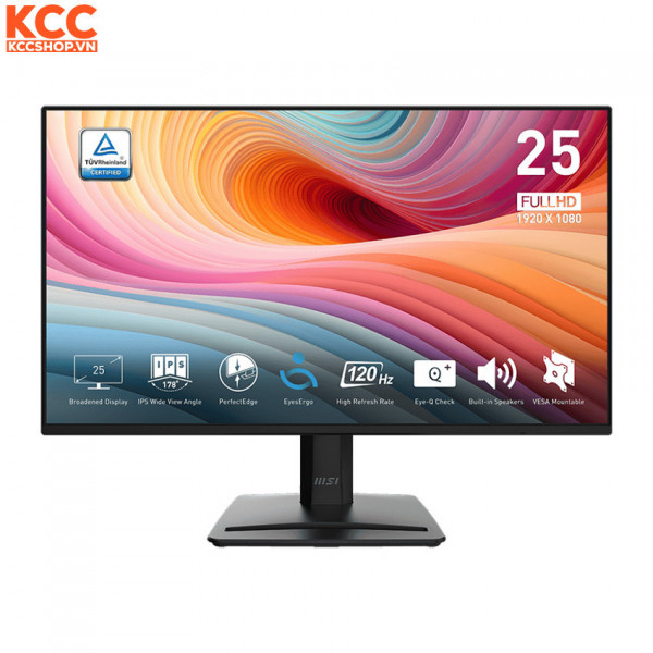 Màn hình máy tính MSI PRO MP252 E2 (24.5in / IPS / FHD / 120Hz / 1ms)