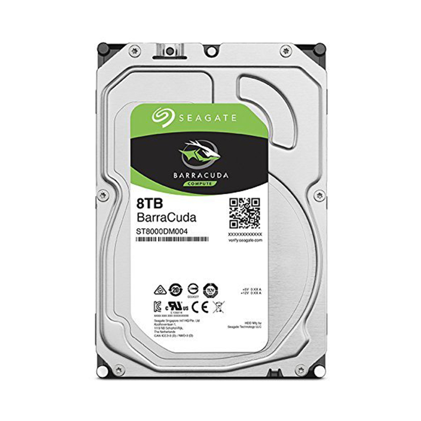Ổ cứng HDD Seagate Barracuda 8TB 3.5 inch 5400RPM, SATA 3,256MB Cache (ST8000DM004)