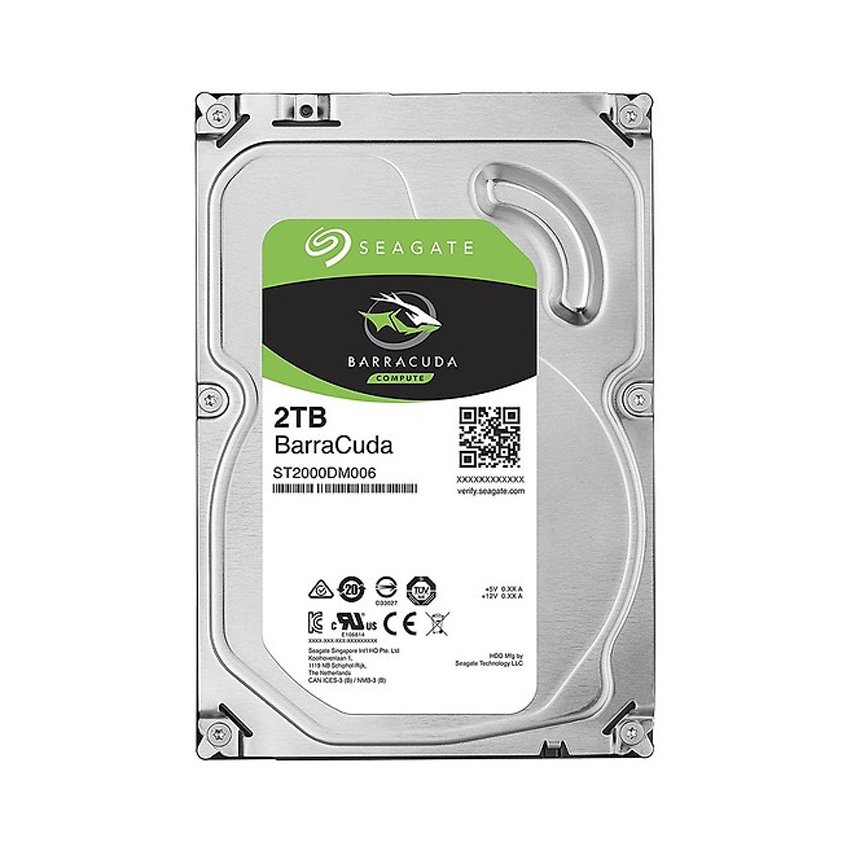 HDD Seagate Barracuda 2TB 7200Rpm, SATA3 6Gb/s, 64MB Cache