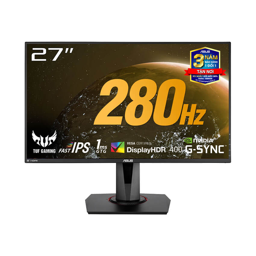 Màn Hình Game ASUS VG279QM 27 inch IPS 280Hz 1ms G-SYNC Loa