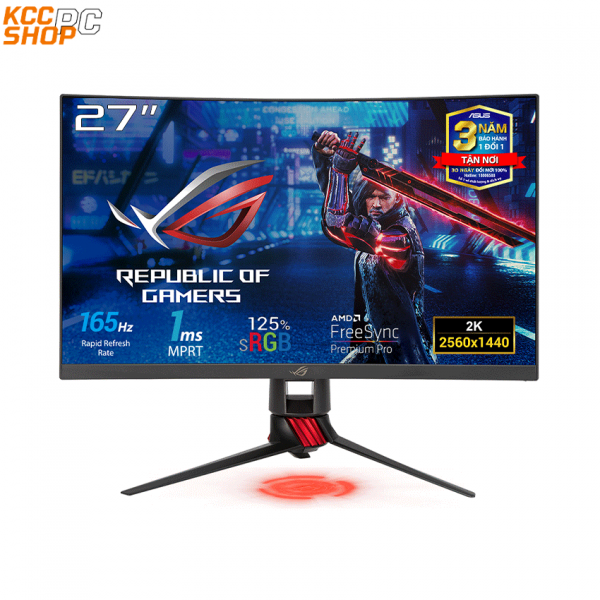 Màn hình Asus XG27WQ 27 inch cong 2K, 165Hz DisplayHDR™ 400 gaming
