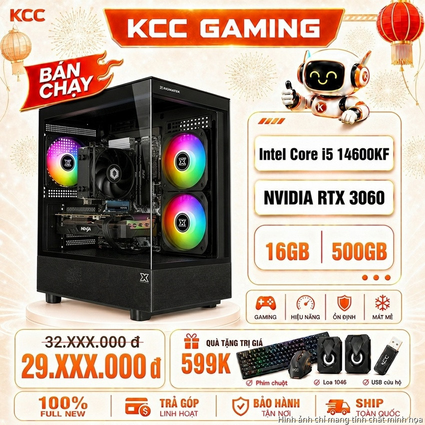PC KCC Intel i5-14600KF / VGA RTX 3060