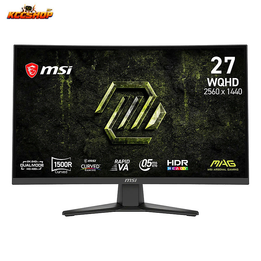 Màn hình gaming MSI MAG 275CQDF X24 (27in / QHD / VA / 240Hz / 0.5ms / Cong)